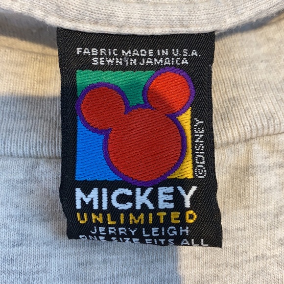 Vintage 90's Mickey and Minnie Mouse Gymnastics T-shirt OS - Picture 5 of 6